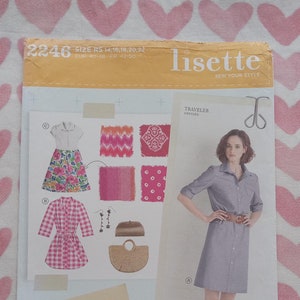 Simplicity 2246, Lisette Dress pattern, UC/FF