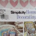 Vintage Simplicity 9524, Complete Nursery Decor Pattern, UC/FF - Etsy