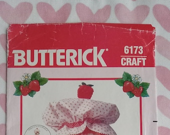 Vintage Butterick 6173/297, Strawberry Shortcake doll pattern, UC/FF