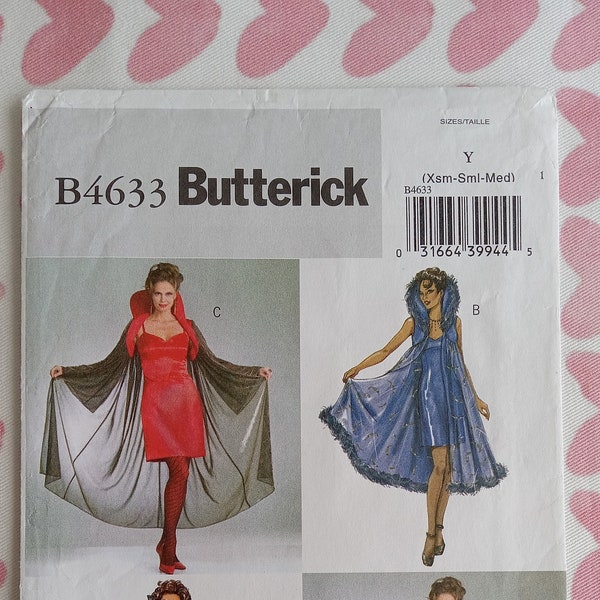 Butterick 4633, Sexy Witches costume pattern, UC/FF