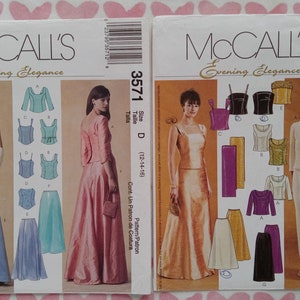 Vintage McCalls, Evening Elegance Formal patterns, UC/FF