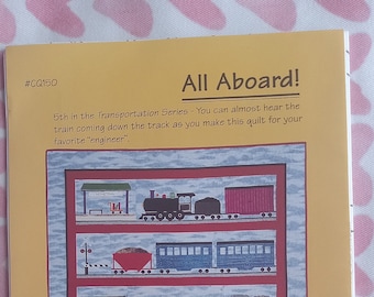 Vintage All Aboard Quilt pattern by The Country Quilter, UC/FF