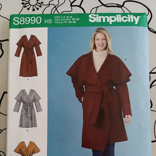Wrap Coat Pattern Etsy