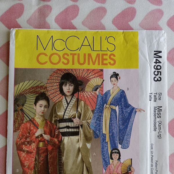 McCalls 4953, Geisha costumes pattern, UC/FF