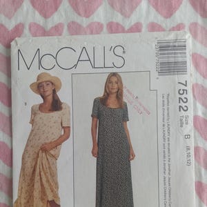 Vintage McCalls 7522, Laundry by Shelli Segal Dress pattern, UC/FF