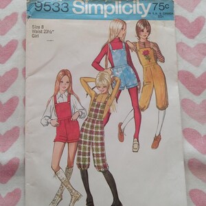 Vintage Simplicity 9533, Girls Knickers pattern, UC/FF