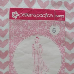 Vintage Patterns Pacifica 3022, Gown pattern, UC/FF