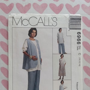 Vintage McCalls 6966, Trio by Judy Loeb Maternity pattern, UC/FF