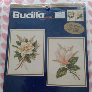 Vintage Bucilla 42562, Crewel kit, Deadstock