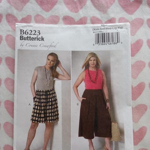 Butterick 6223, Connie Crawford Cullottes pattern, UC/FF