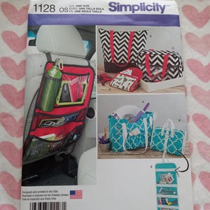 Simplicity 1128, Totes & Organizers pattern, UC/FF