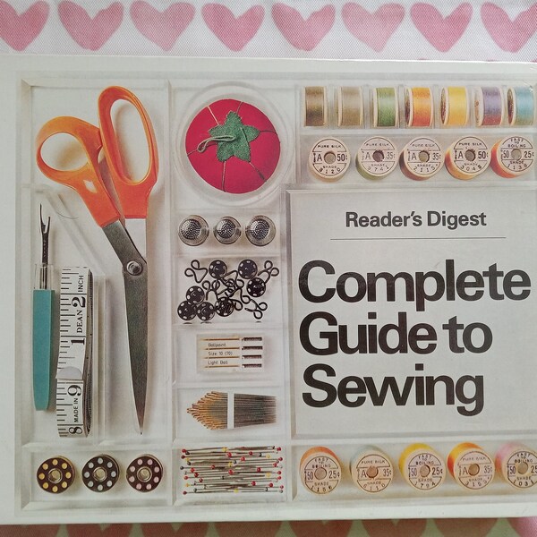 Vintage Readers Digest book, Complete Guide to Sewing, Used/Very Good