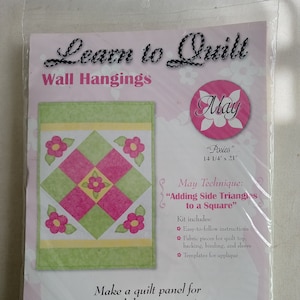 Learn to quilt Kit, May Technique Posies, Deadstock