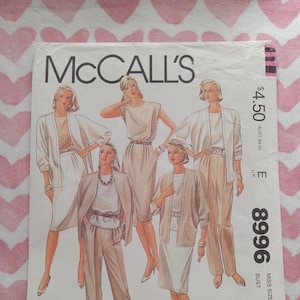 Vintage McCalls 8996, Mariette Hartley pattern, UC/FF