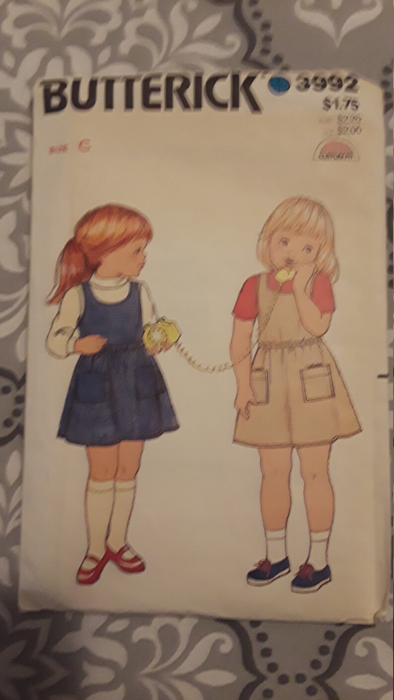 size 5-6x Vintage girls sewing patterns
