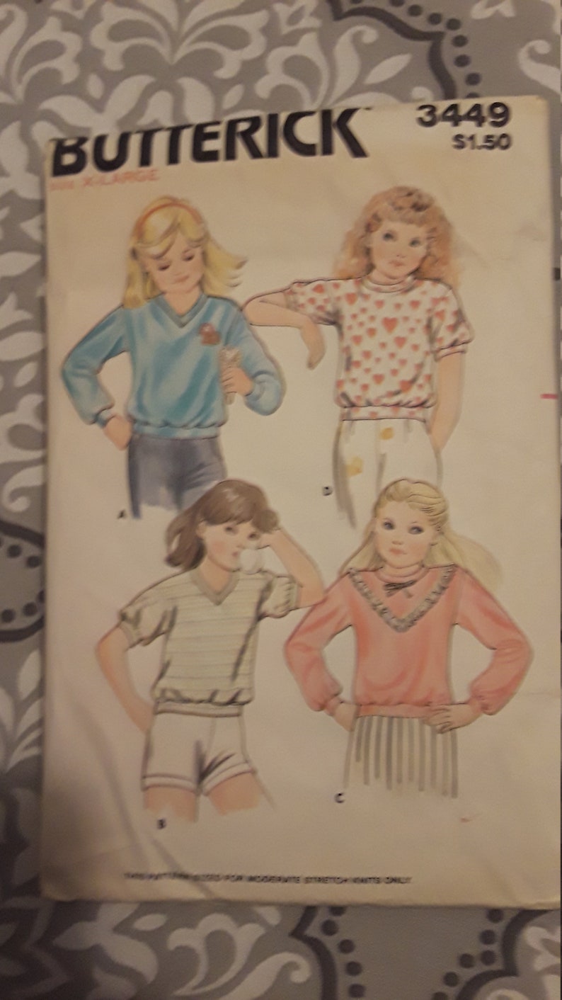 size 5-6x Vintage girls sewing patterns