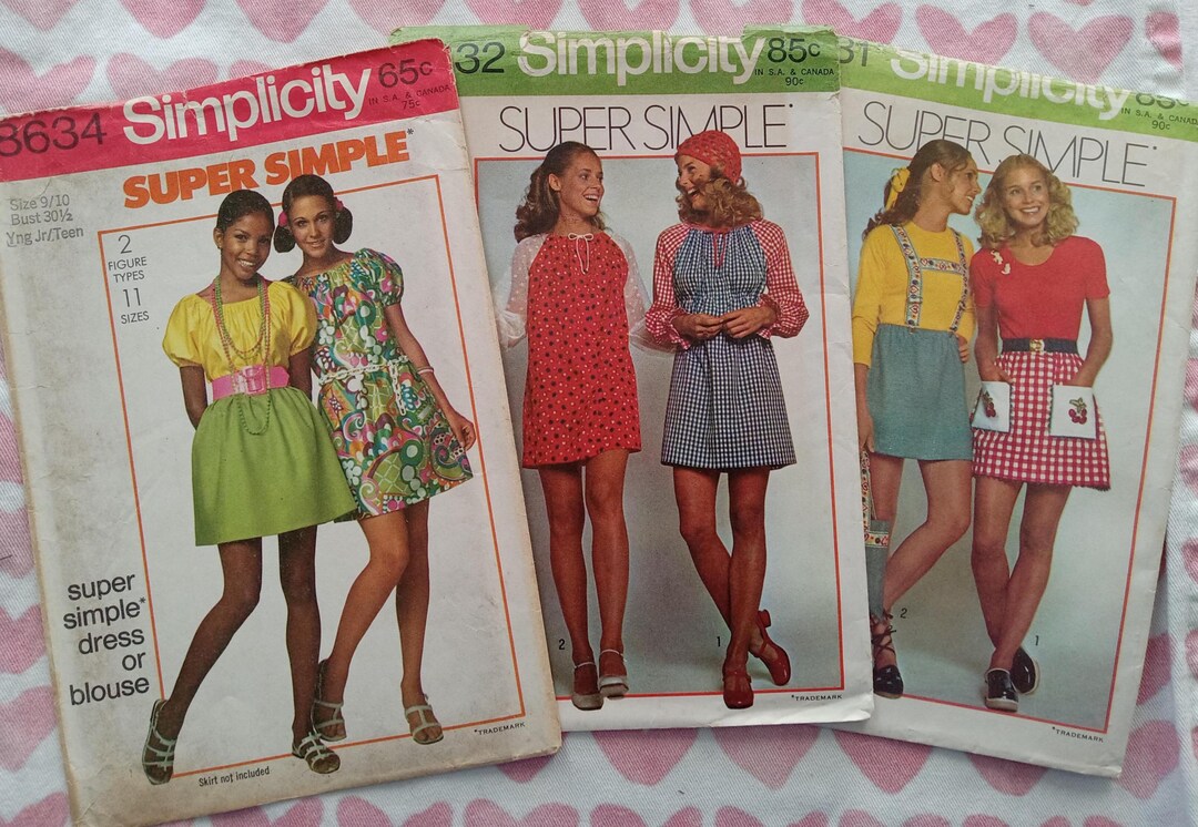 Vintage Simplicity, Super Simple Patterns, UC/FF - Etsy