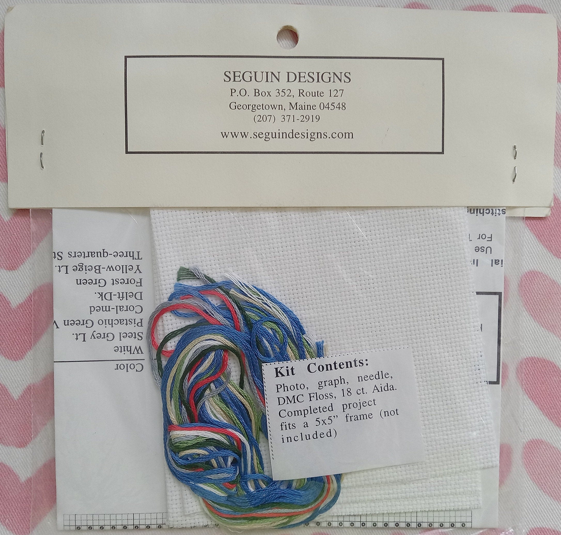 K！ Vintage Seguin Designs, Mulholland Light Counted Crosstitch Kit