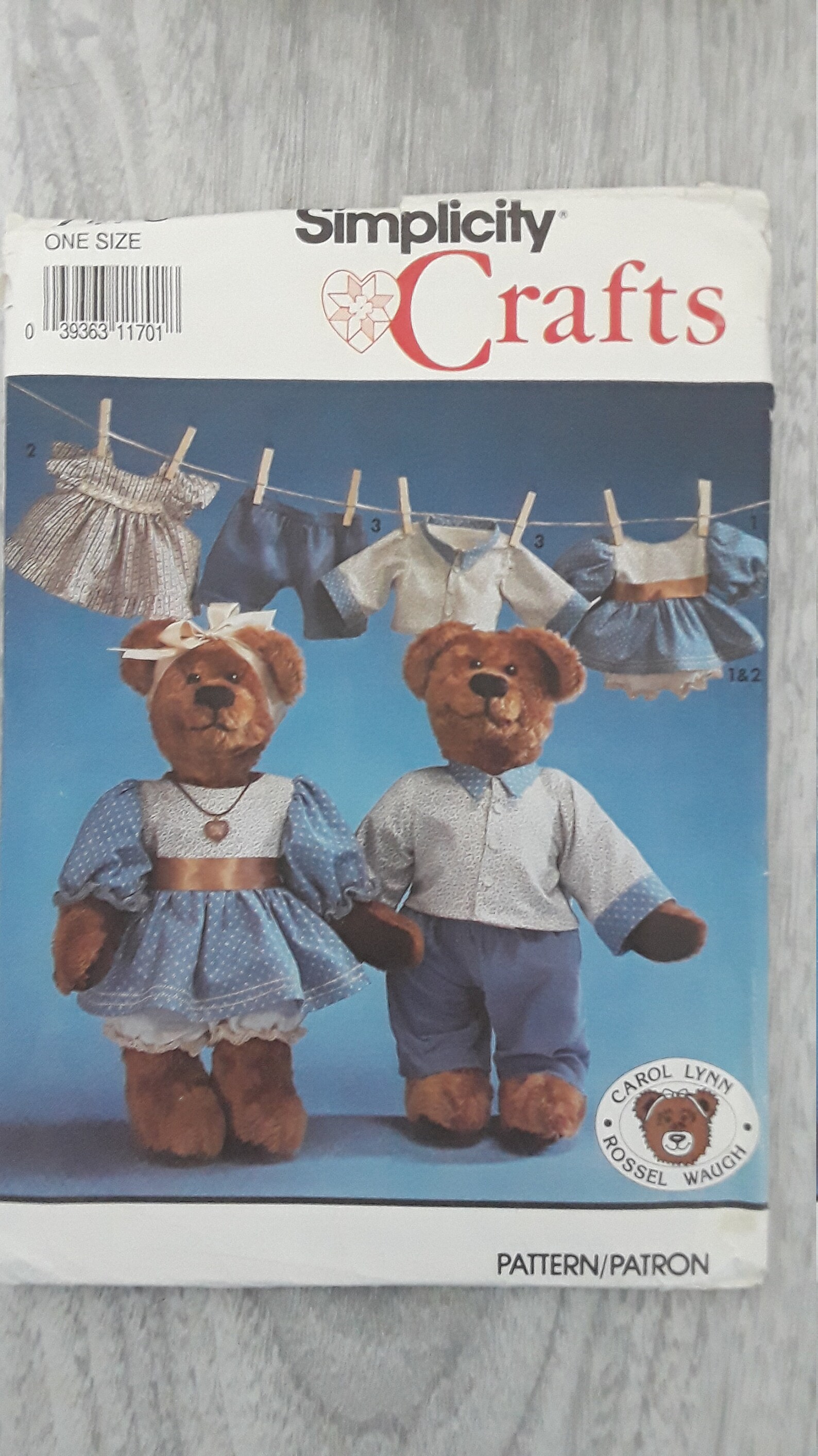 Vintage Simplicity Teddy Bear patterns Uncut &amp; FF | Etsy