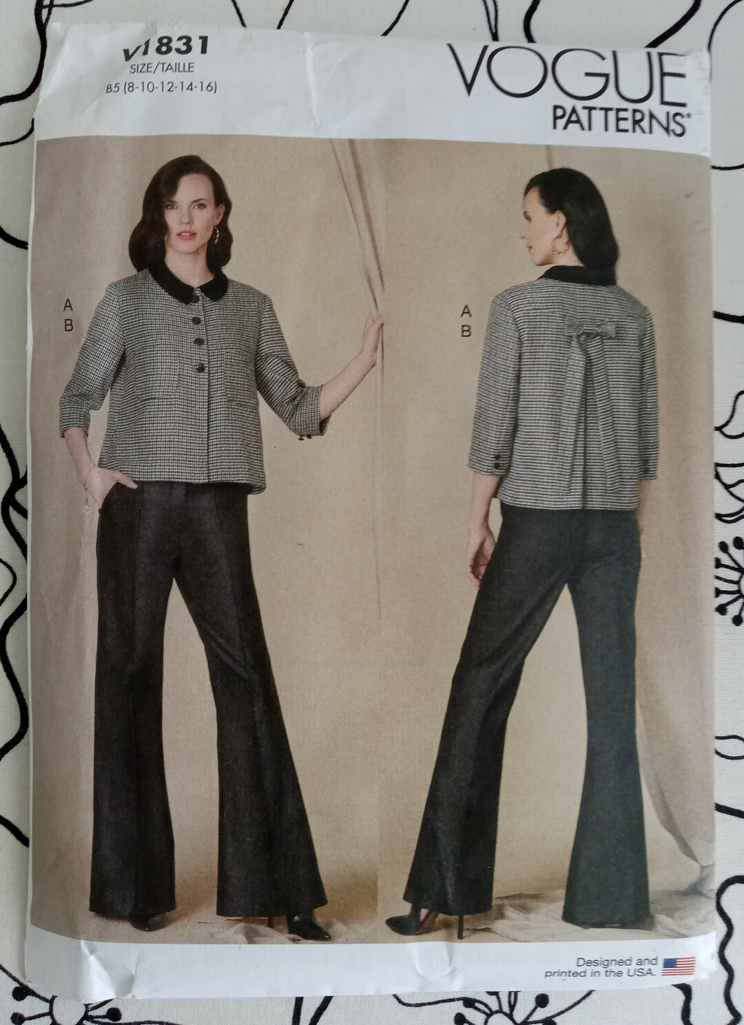 Vogue 1831, Womens Suit Pattern, UC/FF Etsy