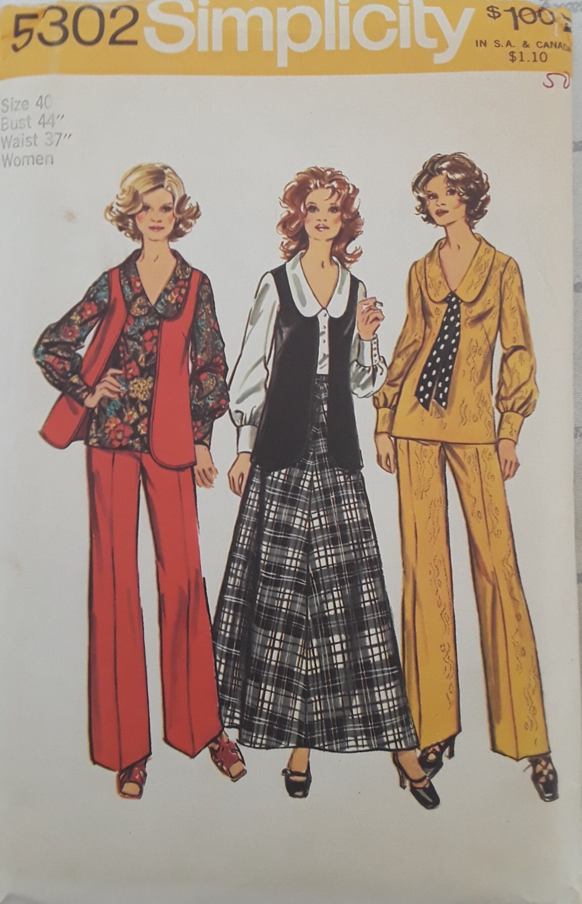 Simplicity Pattern 5303 Vintage Simplicity 5302 Sewing Pattern CUT Needlepoint Craft Supplies ...