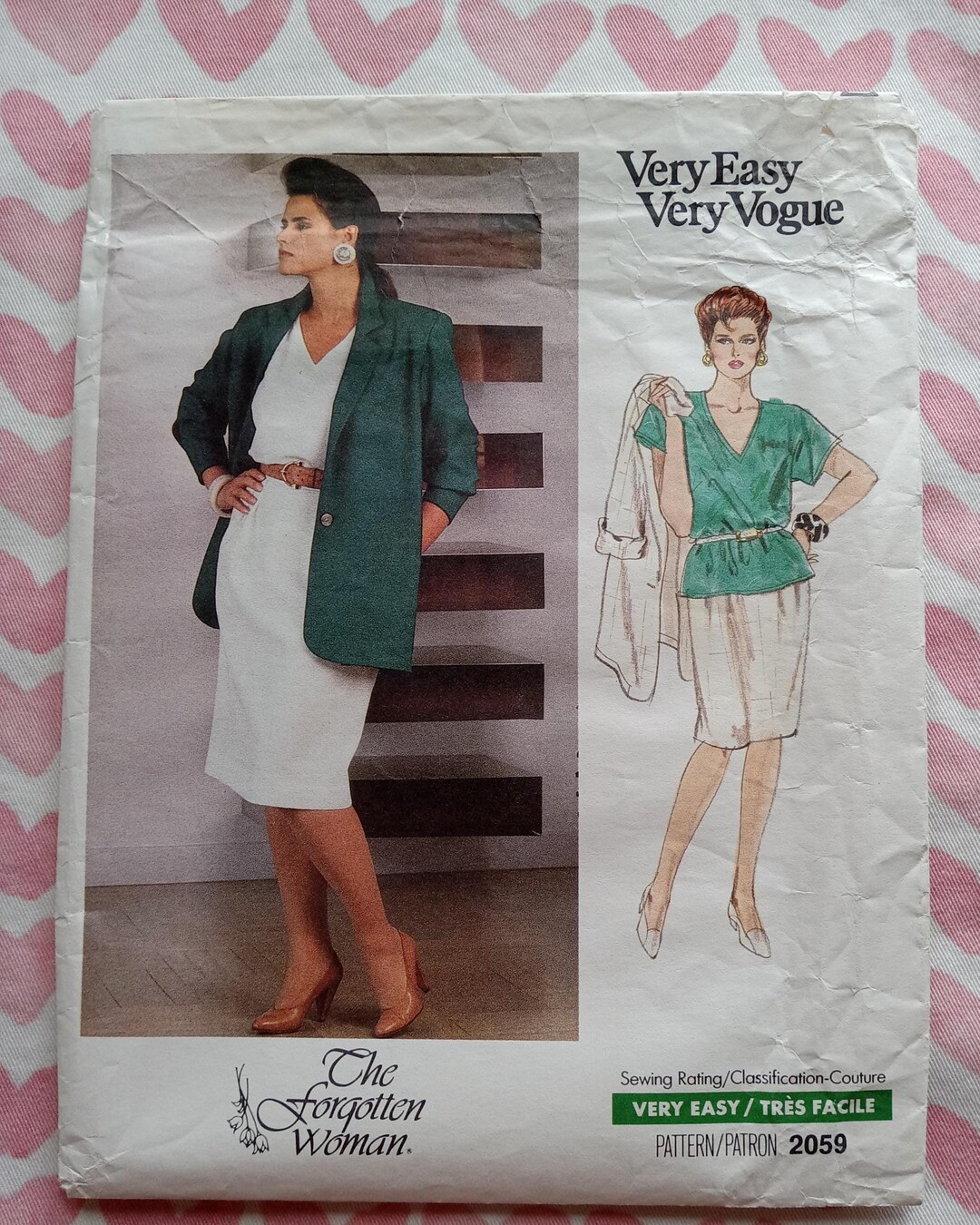 Vintage Vogue 2059, the Forgotten Woman Seperates Pattern, UC/FF Vintage Vogue 2059, the Forgotten Woman Seperates Pattern, UC/FF