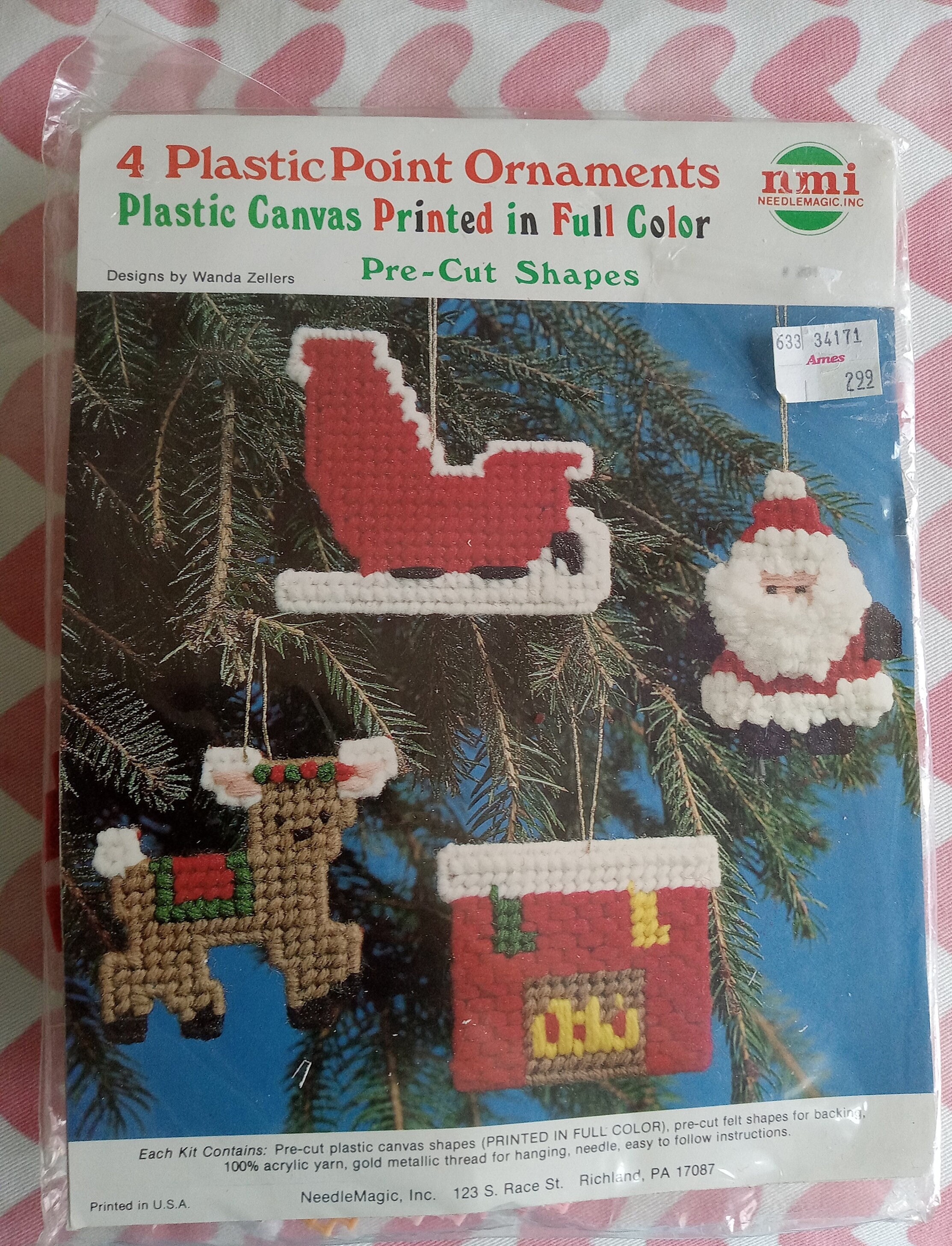 Counted Cross Stitch Kit Christmas Ornament NMI Needlemagic Inc. #503 S1bx