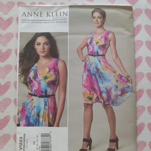 Vogue 1223,  Anne Klein New York Dress pattern, UC/FF