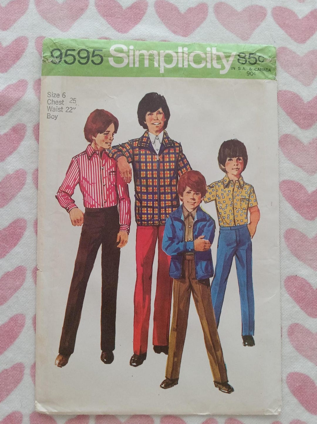 Vintage Simplicity 9595, Boys Seperates Pattern, UC/FF - Etsy