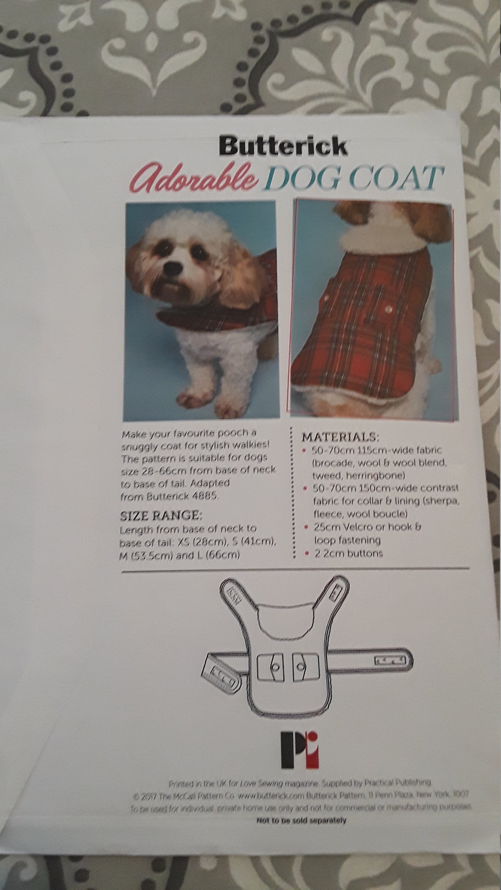 Dog Coat Pattern, Sewing. Dog Clothes Patterns, Dog Coat