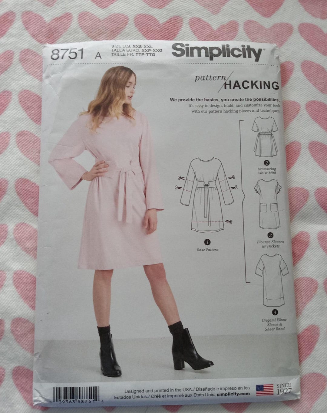 Simplicity 8751, Pattern Hacking Dress Pattern, UC/FF - Etsy