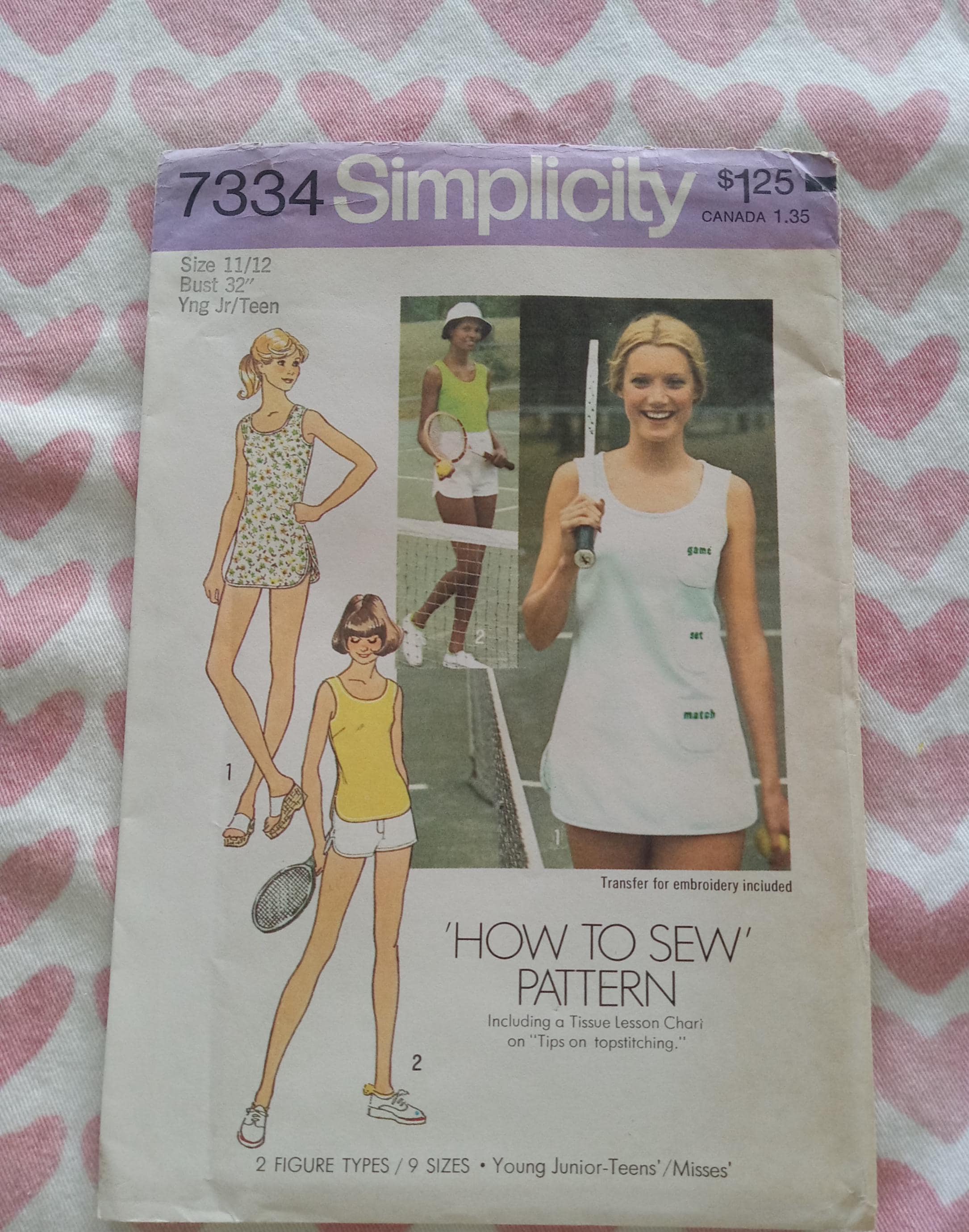 Simplicity Pattern 59334 Vintage Simplicity 7334, How to Sew Pattern, UC/FF - Etsy
