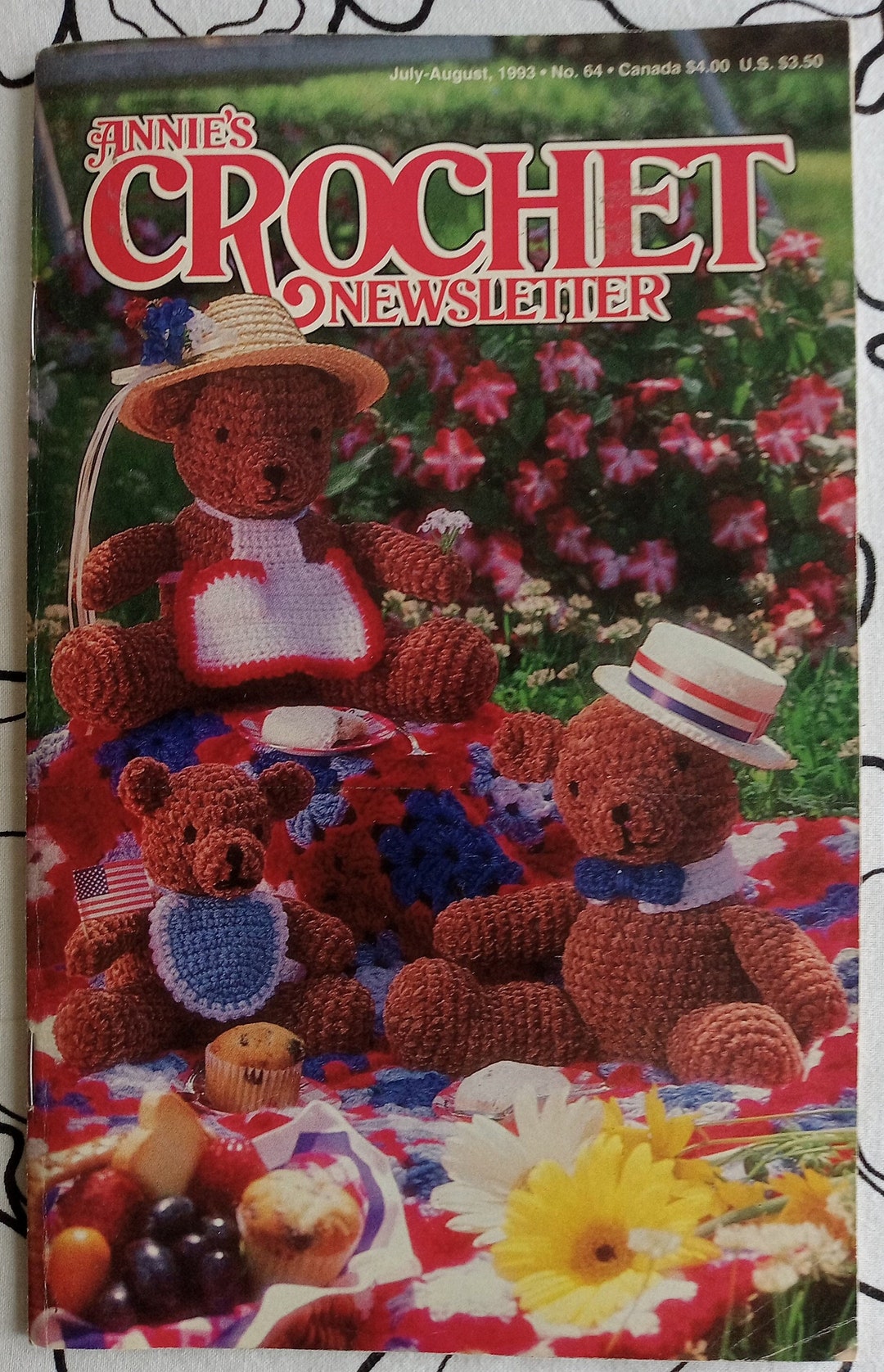 Vintage Annie's Crochet Newsletter Magazine, Used/good Etsy