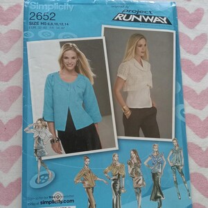 Simplicity 2652, Project Runway Jacket pattern, Unused