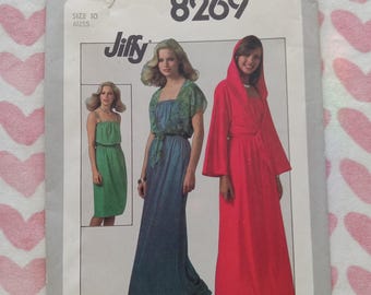 Vintage Simplicity 8269, Jiffy Dress pattern, UC/FF