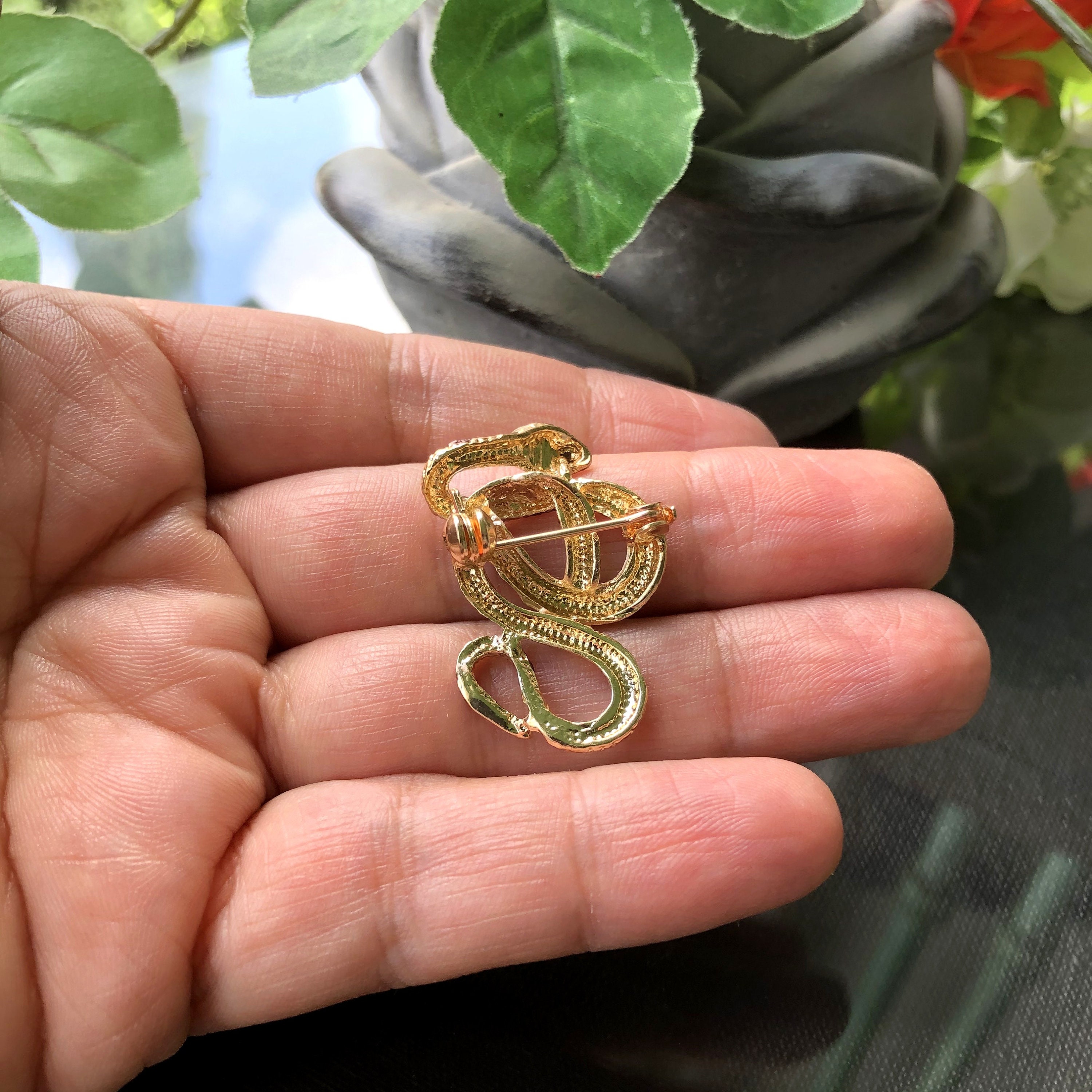 Small Snake Pin Snake Brooch Snake Jewelry Snake Jewellery Etsy