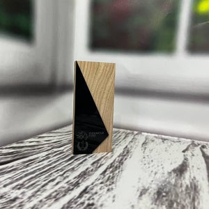 Personalized wooden trophy Personalized custom design Modern custom plaque Wooden acrylic