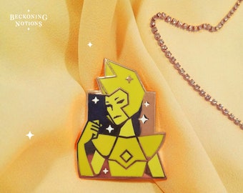 Steven Universe Yellow Diamond Enamel Pin