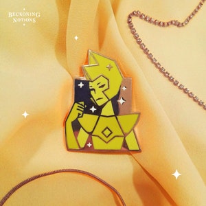 Steven Universe Yellow Diamond Enamel Pin