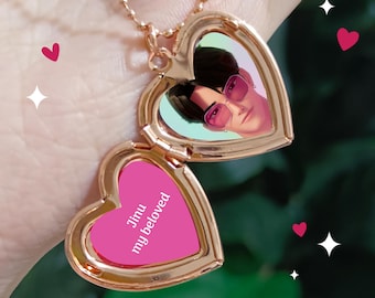 Kpop デーモンハンター ハートロケットネックレス - Etsy 日本