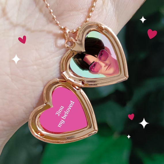 Kpop Demon Hunters Heart Locket Necklace - Etsy