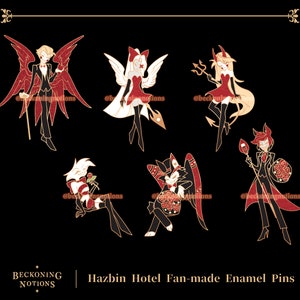 Hazbin Hotel Enamel Pin Set