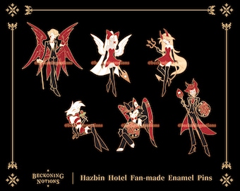 Be Mine Charlastor Hazbin Hotel バレンタインピン 再入荷