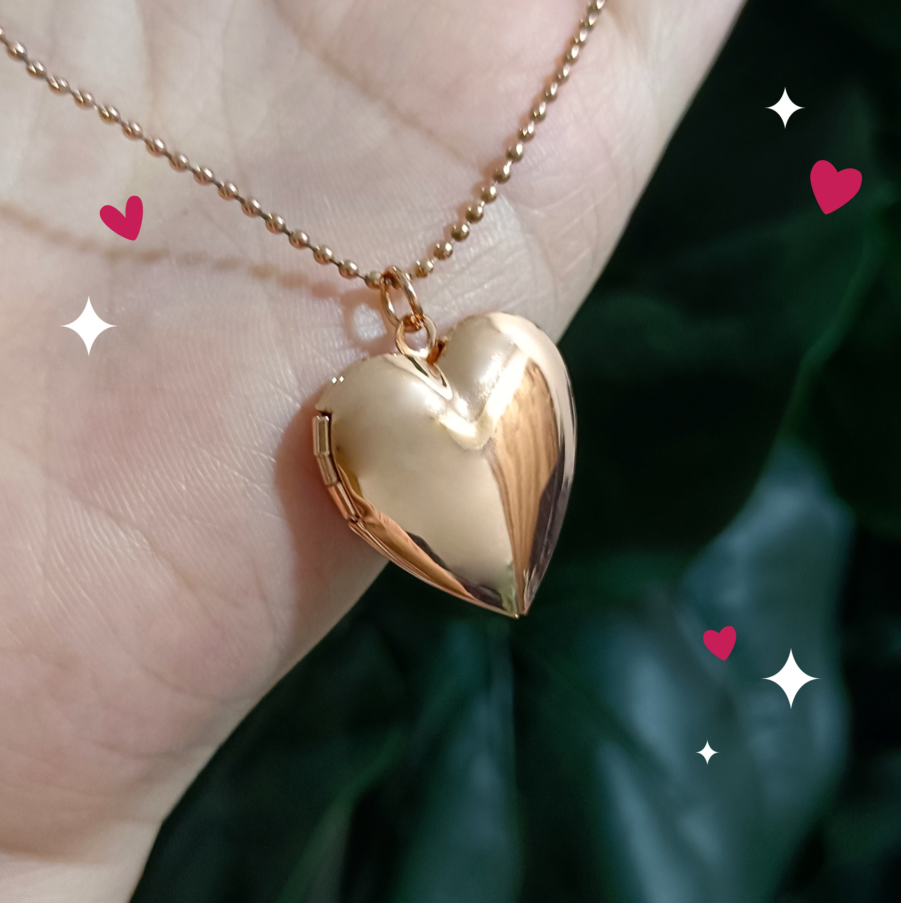 Hazbin Hotel Heart Locket Necklace - Etsy