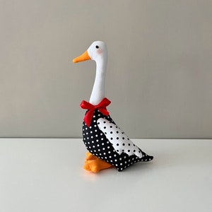 Textile Goose, Easter Duck, Stuffed big bird, Easter ornament, Farmhouse decor, Table decor, Holiday decor, Home Interior, Spring decor