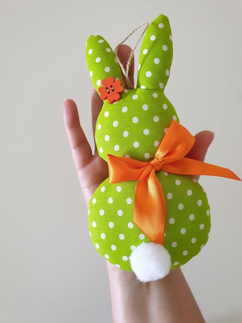 DIY Easter Bunny, PDF sewing pattern, Easter ornament, Easy sewing tutorial, Spring decor, Fabric decoration, Instant download pattern image 5