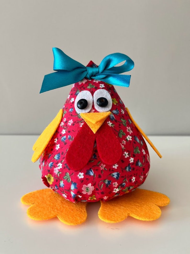 DIY Poulet, Numérique, Cadeau de Pâques, Patron PDF, Tutoriel de couture, Décoration de Pâques, Couture pour débutant, Téléchargement immédiat image 4