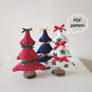 DIY Cgristmas tree, PDF Pattern, Digital, Christmas crafts, Christmas gifts, Christmas decoration, Sewing tutorial, Instant Download