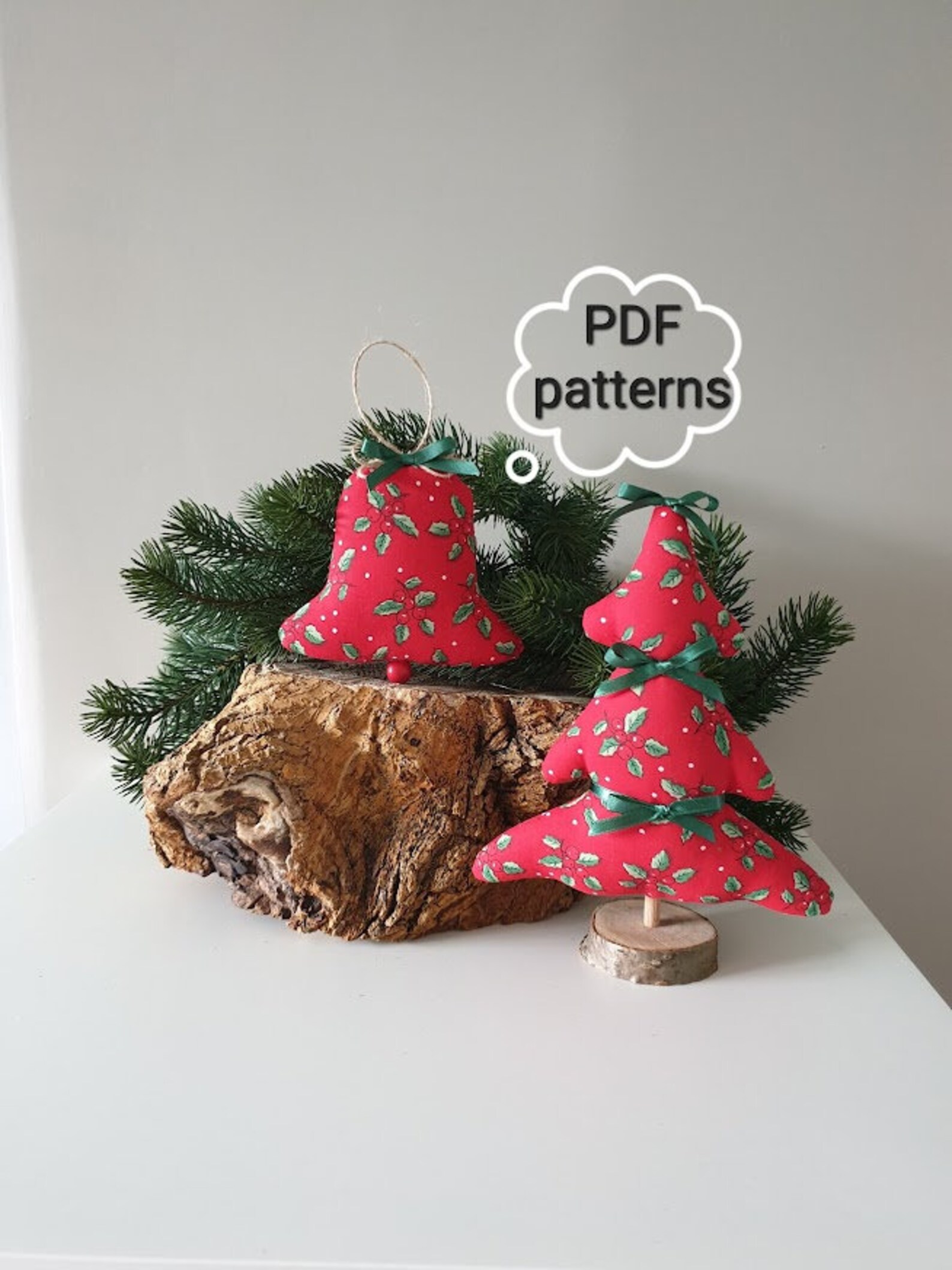 PDF Sewing Patterns Christmas Ornaments DIY Christmas Tree Etsy