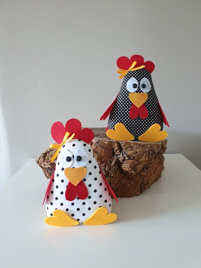 PDF Easter Chicken DIY Easter Ornament Easy Sewing Pattern Etsy